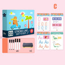 Newly Magical Tracing Workbook Kids's Preschool Educational Toys  Erasable Reusable Children's Logical Thinking Training