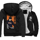 Anime japonés Haikyuu estampado Kageyame sudaderas con capucha para hombre ropa de calle 2021 invierno cálido sudaderas Harajuku abrigos chaqueta divertida