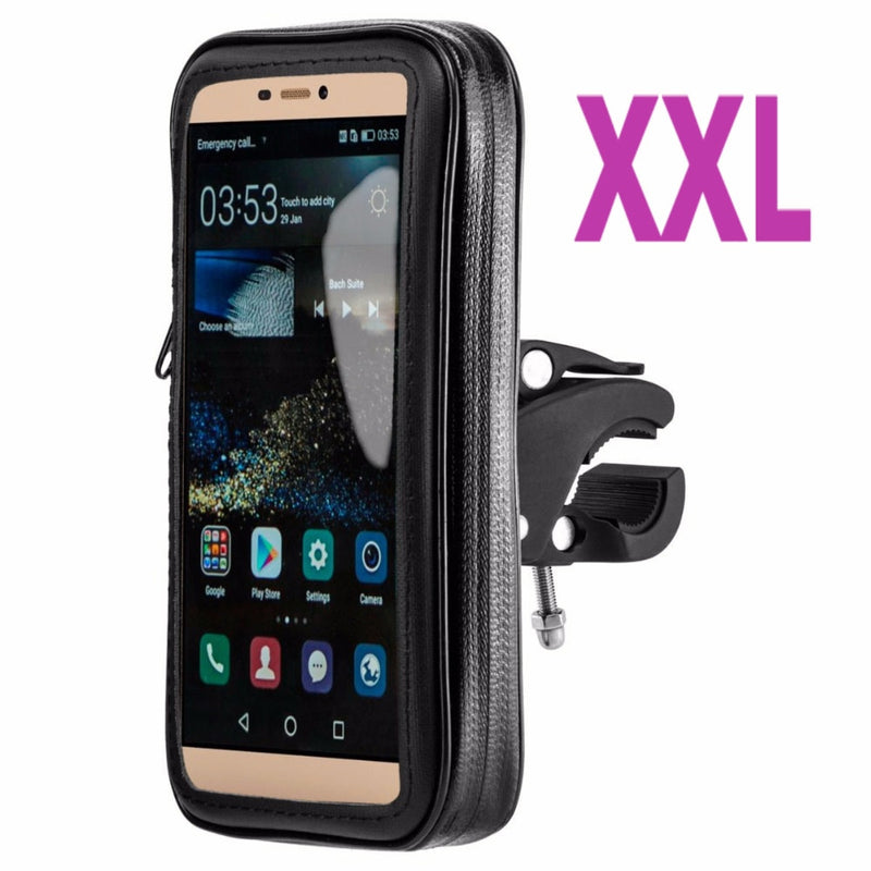 Bike Motor Phone Holder Waterproof Phone Bag Pouch Case Motorcycle Bicycle Handlebar Cellphones GPS Stand for iPhone 12 XXL Bag