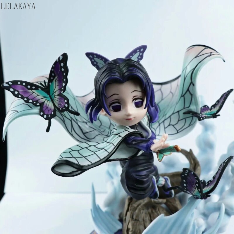 Demon Slayer Blade SunShine GK Kochou Shinobu Butterfly Ninja Pillar Nine Pillar PVC Action Anime Figure Model Toys Original New