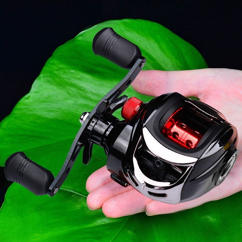 PROBEROS Baitcast Fishing Reel Carbon Shell Lightweight  Max Drag 7-10KG  Baitcasting Reel Casting Wheel Fishing Tackle