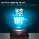 Eyoyo 2D-Desktop-Barcode-Scanner, omnidirektionaler, freihändiger, kabelgebundener USB-Big-Barcode-Leser, 1D-QR-Bildschirm, Barcode-Scanner