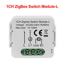GIRIER Tuya ZigBee 3.0 Smart Light Switch Module Kein Neutralleiter erforderlich Funktioniert mit Alexa Google Home Support 2-Wege-Steuerung