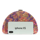 Halbkreis-Acrylmappen-Frauen-Abend-Kupplungen entwerfen Beutel-Shell-Handtaschen-bunte Partei-Hochzeits-Geldbörsen geben Verschiffen-Großverkauf frei