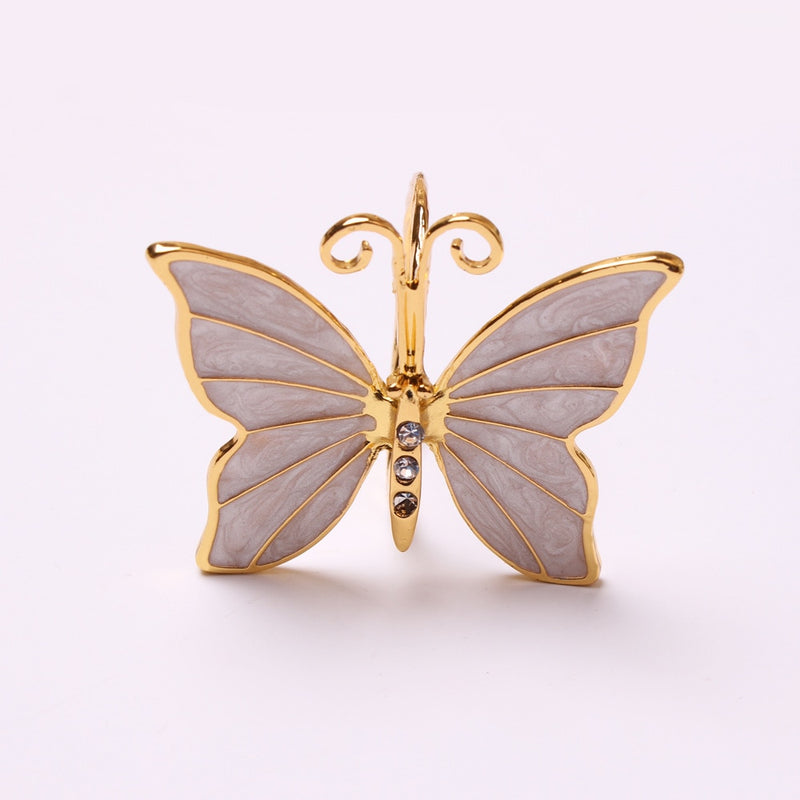 10pcs Home Model Room Shell Butterfly Napkin Button Napkin Ring High-end Jewelry Decoration Hotel Napkin Ring