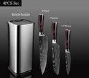 XITUO Kitchen Chef Set 4-8PCS Set Messer Edelstahl Messerhalter Santoku Utility Cut Cleaver Brot Schälmesser Schere