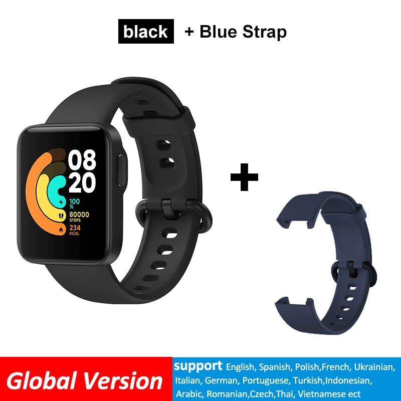 Xiaomi Mi Watch Lite Bluetooth Smart Watch GPS 5ATM Wasserdichte SmartWatch Fitness Pulsmesser mi Band Globale Version