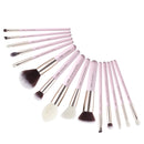 Jessup Make-up-Pinsel-Set Foundation Buffer Shader Brush 15pcs Black/Rose Gold Natural-Synthetic Hair Kисти для Mакияжа
