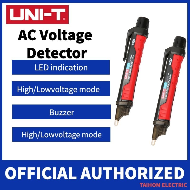 UNI-T  Socket Wall AC Voltage Detector Indicator 24V-1000V Non Contact Volt Current Electric Sensor Test Pen UT12E UT12M