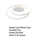 Luces de techo modernas para sala de estar, dormitorio, sala de estudio, comedor, lámpara de techo montada en superficie de color blanco/negro/dorado