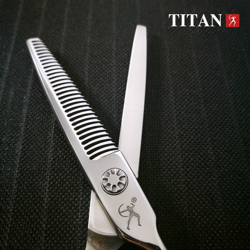 Tijeras de pelo Titan vg10 acero, tijeras afiladas hechas a mano