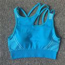 Yoga-Set Damen Ärmellos Sportanzug Workout Gym Kleidung Fitness Sport-BH Hohe Taille Shorts 2 Stück Utra Nahtlose Sportbekleidung