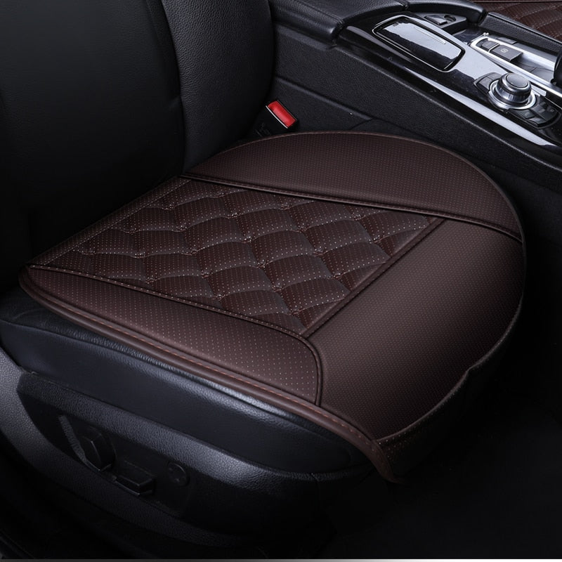 Waterproof Leather Car Seat Cover Protector Mat Universal Front Backret Breathable Car Van Auto Seat Cushion Protector Pad