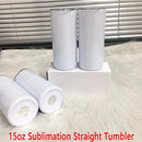 20 Unzen/15 Unzen Sublimation Straight Skinny Tumbler Blank Edelstahl Tumbler DIY Cups Vakuumisolierte Auto Kaffeetassen Geschenk