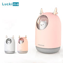 300 ML Mini Bär Luftbefeuchter USB Aromatherapie Aroma Ätherisches Öl Diffusor für Home Office Auto Cool Mist Maker LED Nachtlicht