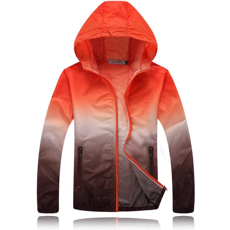 Männer Frauen Kinder Teenager Sommer Ultradünne Ultraleichte Campingjacke Anti-UV Schnelltrocknender Hautmantel Sport Windjacke Kundenspezifisches Logo