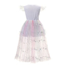 Halloween Einhorn Prinzessin Kleid Geburtstagsfeier Cosplay Engel Kleid Kinder Mesh Tutu Rock Rosa Spitze Sling Kostüm für Mädchen