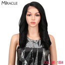 Miracle 20&quot; High Temperature Fiber Hair Omber Gold Wavy Hair Long Loose Wavy Wigs Blonde Synthetic Lace Wig For Black Women