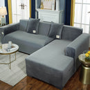2022 Samt L-förmiger Sofabezug für Wohnzimmer Elastische Möbel Couch Schonbezug Chaiselongue Ecksofabezüge Dehnbar