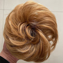 Tinashe Beauty Gummiband mit unordentlichem Haarknoten Scrunchy Chignon mit Gummiband Messi Haarteile Donut für Frauen Kinder