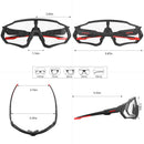 Brandneue photochrome Fahrradbrille Mountainbike Fahrradbrille Outdoor Sports Radfahren Sonnenbrille UV400 Eyewear 1 Objektiv