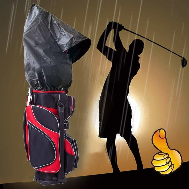 Bolsa de golf Cubierta de lluvia Protección de capucha impermeable Bolsas de club ligeras y duraderas Chubasquero para hombres y mujeres