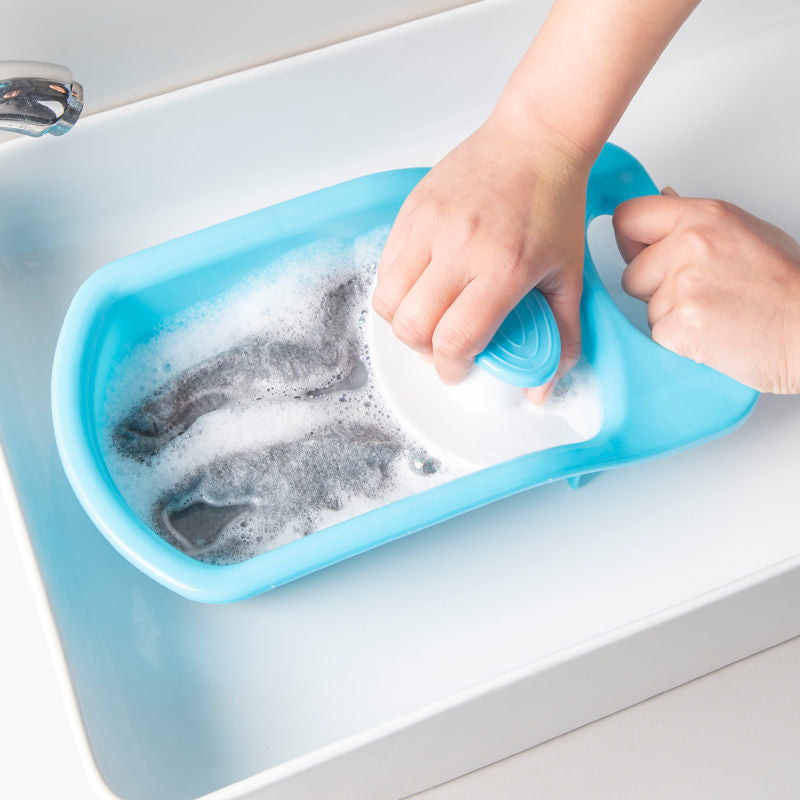 Tragbares Unterwäsche-Waschbrett aus Kunststoff, All-in-One-Waschbrett, Mini-Socken, Waschbrett, Kleidung, Reinigungswerkzeuge, Unterwäsche, Waschbrett