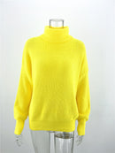 Mozuleva 2022 Herbst Winter Pullover Grundlegender warmer Pullover für Frauen weich gestrickt solide koreanische Rollkragenpullover Mode Pullover Tops