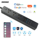 WIFI Smart Power Strip Universal Funktioniert mit Alexa Googlehome Multi Plug Four Takes 6AC Socket 4 USB Voice Control UK/EU/US/AU