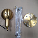 Industrielle verstellbare Schwenkarm-Wandlampe Lesebett Vintage Wandlampe Retro ausziehbare LED-Wandleuchten fexible Weißgold