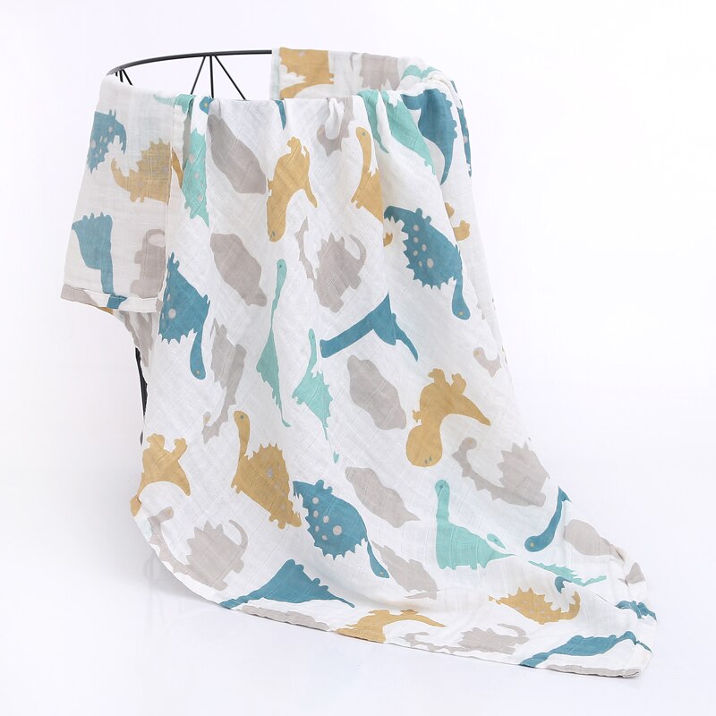 120X110cm Baby Blankets Newborn Swaddle Wrap Blankets Cotton Infant Muslin Diaper Cloth Blanket Towel