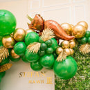 105-teiliges Dinosaurier-Luftballon-Girlanden-Set für Geburtstage, Babypartys, Dekoration und kommt mit T Rex, Velociraptor, Brontosaurus