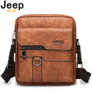 JEEP BULUO Mann Ledertasche Schulter Umhängetaschen für Männer Kuhspaltleder männlich iPad Business Messenger Bag Drop Shipping