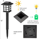 2/4/6/8pcs LED Solar Pathway Lights Wasserdichte Outdoor-Solarlampe für Garten/Landschaft/Hof/Terrasse/Einfahrt/Gehwegbeleuchtung