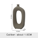 1 STÜCK Gebürstete Keramik Vase Vintage Nordischen Stil Dekoration Vase Tischdekoration Ornamente Getrocknete Blumenvase Blumenvasen für zu Hause