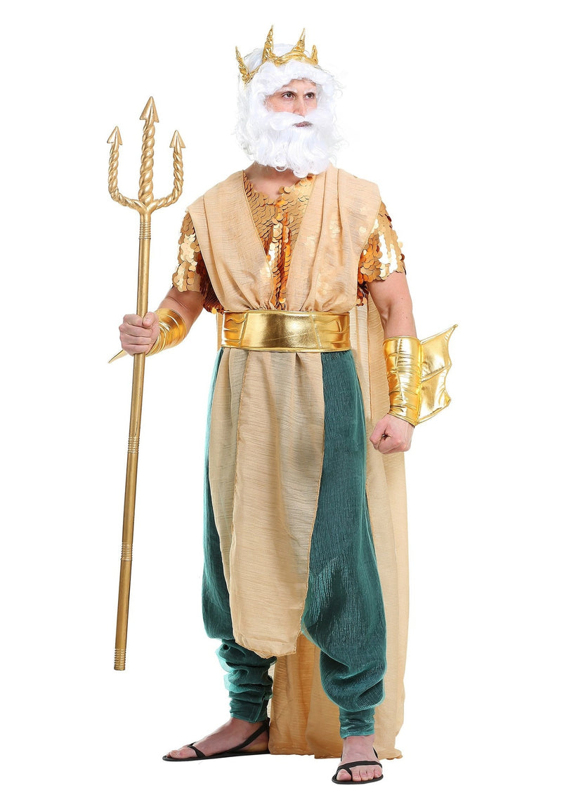 Herren Pharao Kostüm Cosplay Männer Frauen Ägypten Ägyptische Outfits für Erwachsene Halloween Kostüme Paare Neptun