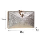 Luxy Moon Damen Hochzeit Clutch Bag Gold Geldbörse Damen Handtasche Party Geldbörse Für Braut Metall Blatt Schloss Umhängetasche ZD1524