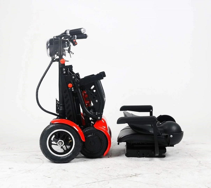 Wholesale Enhance perfect travel transformer 4 wheel folding mobility scooter new mini adult portable foldable electric scooter