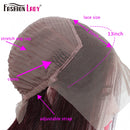 Fashion Lady Red 99j Lace Front Human Hair Wigs Brazilian Short bob lace Front Wigs Pre Colored Remy Human Hair Wig