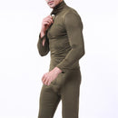 Aismz Thermo-Unterwäsche-Sets für Herren, schnell trocknend, antimikrobiell, Stretch, Thermo-Kompressions-Fleece, Schweiß, Fitness, warme lange Unterhosen