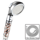 FOHEEL Duschkopf Verstellbarer 3-Modus-Duschkopf Handbrause Hochdruck-Wassereinsparung Ein Knopf zum Stoppen von Wasserduschköpfen