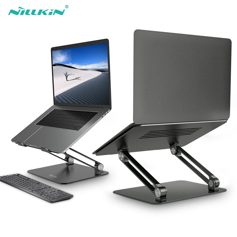 Laptop Stand for bed work from home Adjustable Aluminium NILLKIN Laptop Holder Stand Heat Release Foldable Laptop Notebook Stand