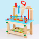 Holzmontagestuhl Montessori Spielzeug Baby Pädagogisches Holzklötze Spielzeug Vorschulkinder Variety Nut Kombinationsstuhlwerkzeug