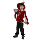 Disfraz de mosquetero de caballero Medieval rojo para niños, disfraz de Guerrero romano griego para niños, Carnaval de Halloween, Mardi Gras, vestido elegante