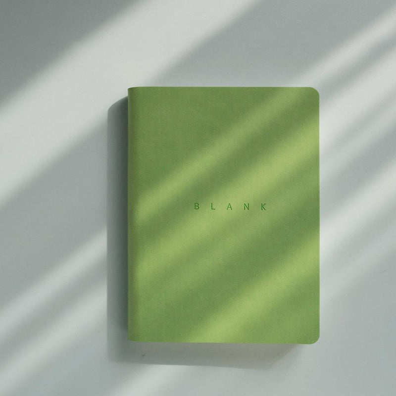 MINKYS 2021 Soft PU Leather 136 Sheets A5 Blank Journal Notebook Diary Planner Agenda Sketchbook Kawaii School Stationery