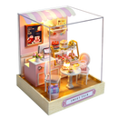 Doll House Furniture Diy Miniature 3D Wooden Miniaturas Dollhouse Toys for Children Birthday Gifts Casa Kitten Diary H013