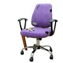 Office Stretch Chair Covers Anti-dirty Rotating Computer Seat Chair Cover Removable Slipcovers For Office Seat Chairs 2pcs/set