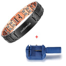 Kupfer Magnetarmband Personalisieren ID Name Armbänder für Männer Frauen Verstellbares Armband Armband Armreif Metall Schmuck Geschenk