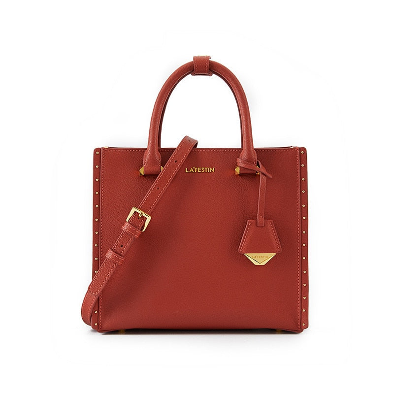 LA FESTIN 2022 New Women Leather Tote Bags Luxury Multifunctional Versatile Ladies Fashion Shoulder Crossbody Designer Handbag
