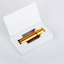 50 Teile/los 10 ml Verpackung Box Ätherisches Öl Flasche Edelstahl Roller Ball Flasche Parfüm Glasflasche Reisekosmetik